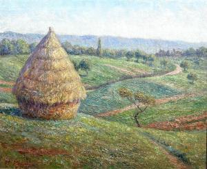 VIGNON Victor 1847-1909,Millstone in the countryside,Matsa IL 2025-07-09