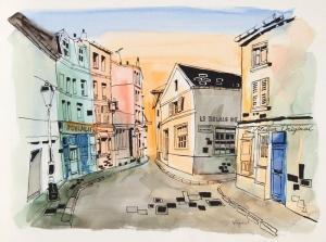 VIGNOT,French Street Scene,Ro Gallery US 2012-05-24
