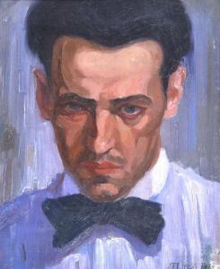 VIGO ABRAHAM REGINO 1893-1957,AUTORRETRATO,1914,Galeria Arroyo AR 2019-04-29