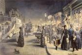 VIGOR Charles 1860-1930,London after dark,Bonhams GB 2005-09-29