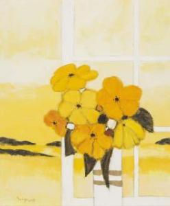 VIGUD Andre 1939,Fleurs du soir,Mainichi Auction JP 2022-07-08