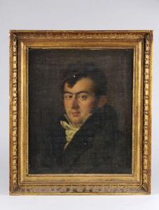 VIGUIER Urbain Jean 1803-1877,Portrait de M.Chantelie,1814,Chevau-Legers Encheres Martin-Chausselat 2012-06-17