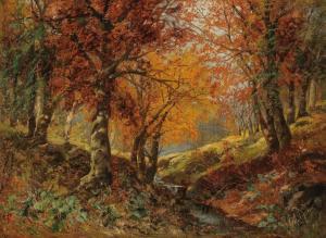 VIKAS Karl 1875-1934,A Forest Glade in Autumn,Palais Dorotheum AT 2020-02-25