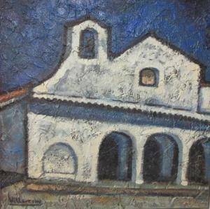 VILLA TORO Antonio 1949,Iglesia blanca,Goya Subastas ES 2018-01-31