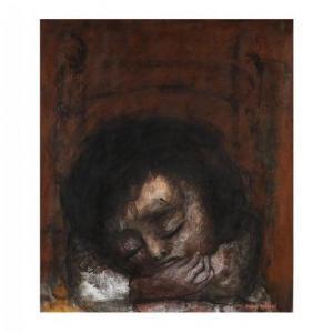 VILLACIS Anibal 1927-2012,Sleeping Child,Leland Little US 2020-07-30