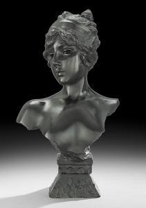 VILLANIS Emanuel 1858-1914,The Naiad Tanagra,New Orleans Auction US 2014-07-26