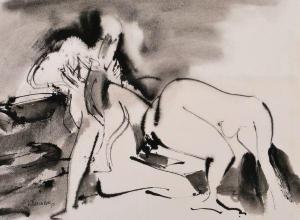 VILLANUEVA 1900-1900,“Escena erótica”,Goya Subastas ES 2013-04-16