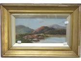 VILLANUEVA F 1800-1900,Ships on lake in a Highland landscape,Chilcotts GB 2014-07-19