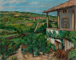 VILLARD Antoine 1867-1934,Landschaft mit Weinbergen in Südfrankreich,Villa Grisebach DE 2021-08-08
