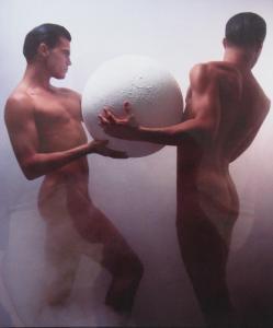 VILLARRUBIA Jose 1961,Men With Orb,1989,Daniel Cooney Fine Art US 2011-10-13