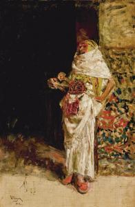 VILLEGAS Y CORDERO Jose 1848-1921,THE HAREM GUARD,1872,Sotheby's GB 2018-04-24