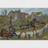 VILLENEUVE Arthur 1910-1990,HORSE AND BUGGY,1943,Waddington's CA 2014-09-18