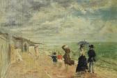 VILLERS 1700-1700,CHILDREN ON THE BEACH,1873,Potomack US 2014-05-03