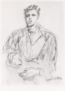 VILLON Jacques 1875-1963,Portrait de Rimbaud,EVE FR 2013-12-11