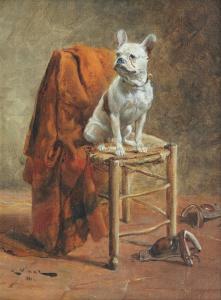 VIMAR Auguste 1851-1916,A French Bulldog,1880,Bonhams GB 2023-11-08
