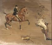 VIMAR Auguste 1851-1916,Esquisse de cavaliers,Damien Leclere FR 2010-04-24