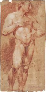 VIMERCATI Carlo 1660-1715,A male nude,Sotheby's GB 2021-09-23