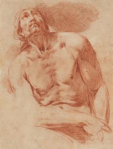 VIMERCATI Carlo 1660-1715,A Seated Man Looking Up,Sotheby's GB 2024-02-02