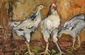 VINAY Jean 1907-1978,Poulettes et poulet,Dreweatts GB 2015-12-16