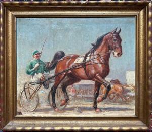 VINCENT ANGLADE Henri 1876-1956,Le Trotteur,1937,Osenat FR 2023-03-25