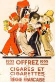 VINCENT René,Offrez les cigares et cigarettes de la «Régie Fran,1933,Damien Leclere 2019-06-27