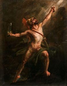 VINCHON Auguste Jean Bapt 1787-1855,Ajax,Daguerre FR 2022-07-03