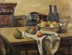 VINCK Jozef 1900-1979,Nature morte aux pommes,Campo & Campo BE 2024-04-23