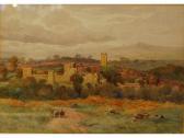VINER Edwin 1867,Ludlow landscape,Andrew Smith and Son GB 2010-07-27