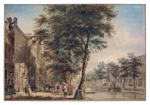 VINKELES Reinier 1741-1816,The Keizersgracht, Amsterdam, with the entrance to,Sotheby's 2024-02-02