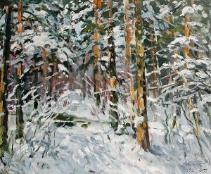 VINTERS Edgars 1919-2014,Winter forest,1992,Bonhams GB 2010-03-23
