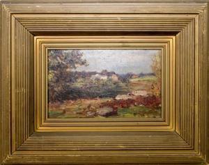 VINTON Frederick Porter 1846-1911,Landscape with Cottage,Hindman US 2017-10-19