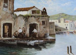 VIOLA GOFFREDO 1896-1967,Case di pescatori,Meeting Art IT 2015-06-07