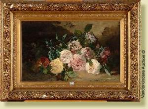 VIOLA Raoul 1800-1900,Bouquet de roses,VanDerKindere BE 2009-01-13