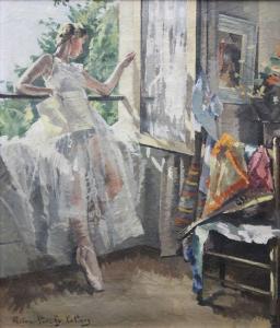 VIRELY Reine 1900-1900,La danseuse au balcon,Osenat FR 2013-05-26
