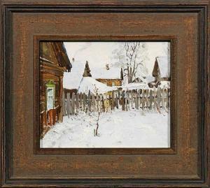 VIRGIKOVSKI Edvard 1928,Wintermorgen,1983,Schloss DE 2015-05-10