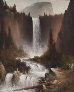 VIRGIL TROYON HILL Thomas 1871-1922,Vernal Falls, Yosemite,Clars Auction Gallery US 2019-06-16