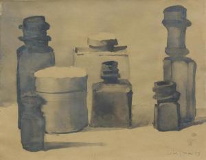 VIRGONA Henry P 1929,Blue Bottles,1979,Barridoff Auctions US 2022-08-20