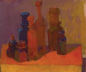 VIRGONA Henry P 1929,Colorful Bottles and Jars,Barridoff Auctions US 2022-08-20
