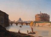 VISONE Giuseppe 1800-1870,View of the Castel Sant’’Angelo,Palais Dorotheum AT 2015-12-07