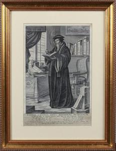 VISSCHER Nikolas 1618-1679,IOANNES CALVINUS NATUS NOVIODUNI PICARDORUM,Bonanova ES 2021-05-27