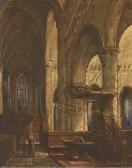 VISSER Adrian Nicholaas 1887-1933,Figures in a church interior,Christie's GB 2003-08-28