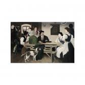VISSER S,TAVERN INTERIOR WITH PEOPLE MERRYMAKING,1909,Sotheby's GB 2006-03-07