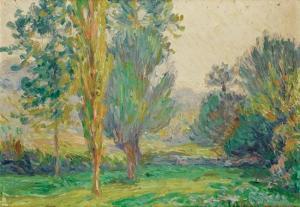 VITAL LACAZE Joseph 1874-1946,Landscape with trees,Matsa IL 2017-11-29