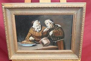 VITALE F 1800-1800,Two monks in a kitchen,Reeman Dansie GB 2014-08-06