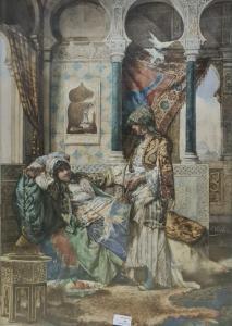 VITALI E 1800-1800,Deux femmes au harem,1886,Rossini FR 2024-01-16