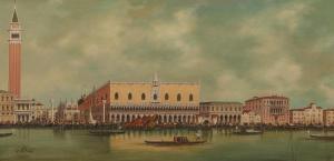 VITALI G,Venice, The Bacino Di San Marco, With The Piazzett,Aspire Auction US 2016-04-07