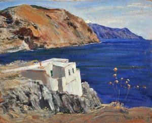 VITI Eugenio 1881-1952,La costa amalfitana,Vincent Casa d'Aste IT 2023-12-02