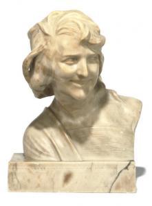 VITI ginoto 1900-1900,AN ITALIAN ALABASTER BUST OF A WOMAN,Christie's GB 2007-10-23