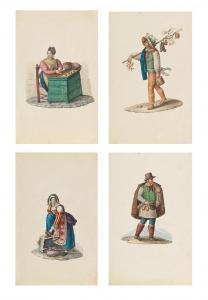 VITO de Michele 1800-1800,Costumes of Italian provinces,Palais Dorotheum AT 2019-11-06