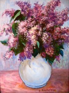 Vivian BEVILACQUA 1916-2003,Lilacs,Litchfield US 2008-09-17